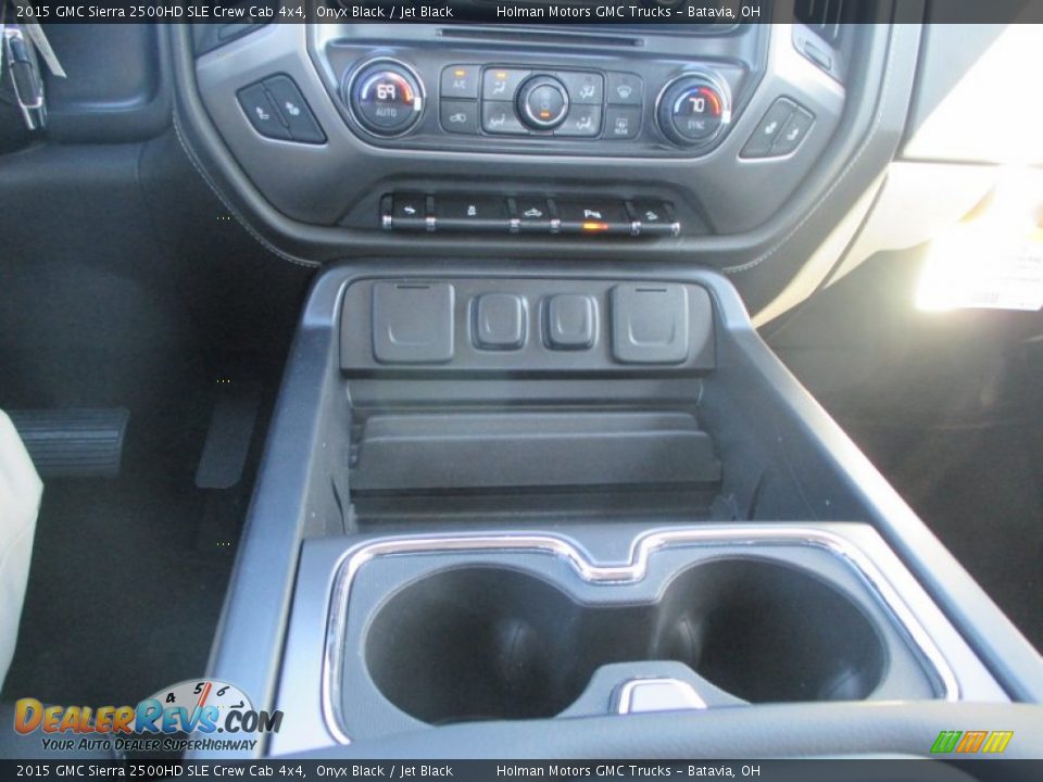 2015 GMC Sierra 2500HD SLE Crew Cab 4x4 Onyx Black / Jet Black Photo #20