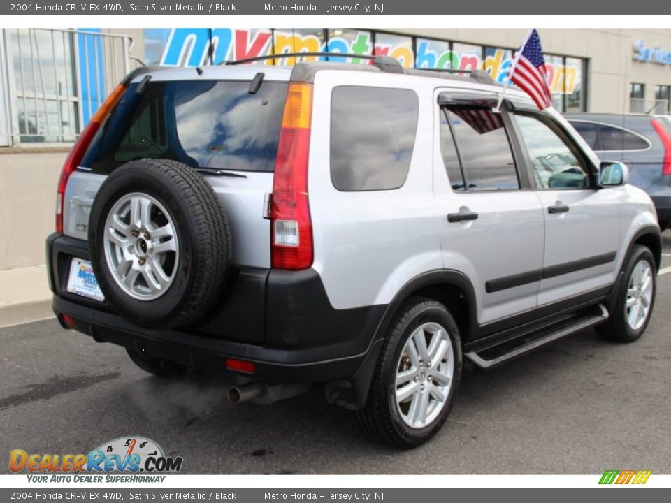 2004 Honda CR-V EX 4WD Satin Silver Metallic / Black Photo #5
