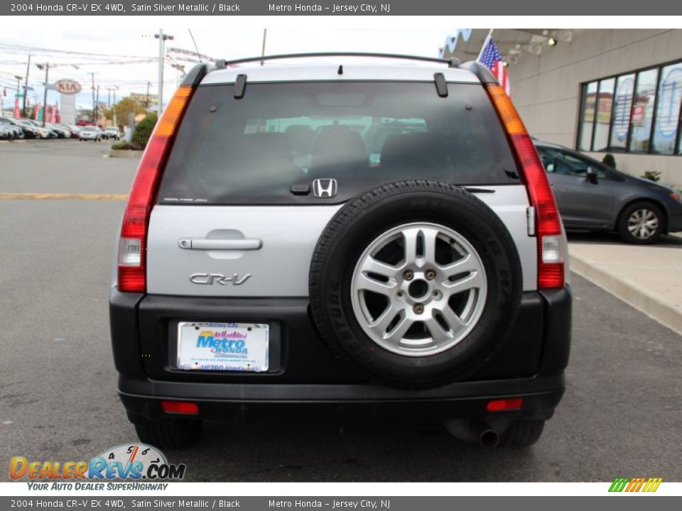 2004 Honda CR-V EX 4WD Satin Silver Metallic / Black Photo #6