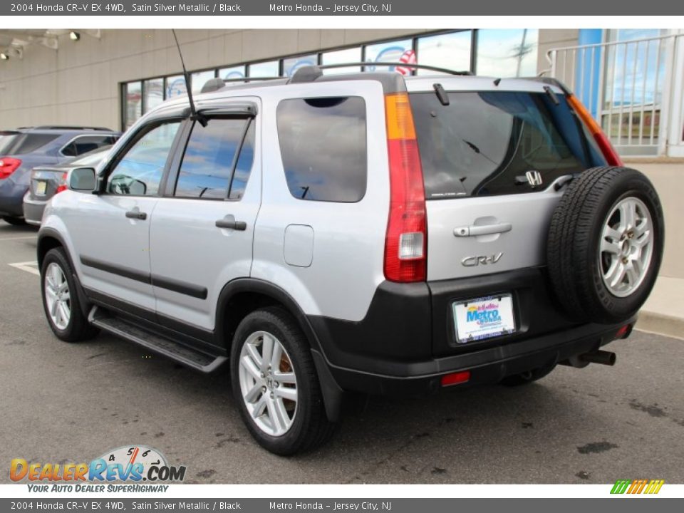 2004 Honda CR-V EX 4WD Satin Silver Metallic / Black Photo #7