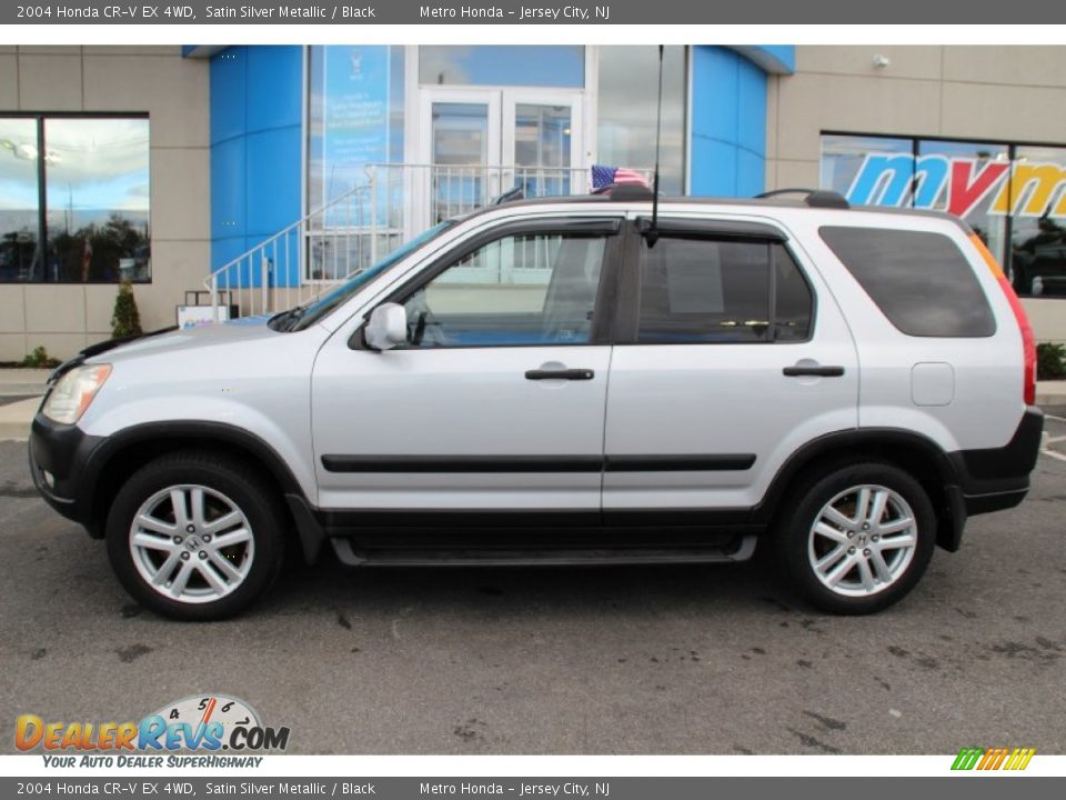 2004 Honda CR-V EX 4WD Satin Silver Metallic / Black Photo #8