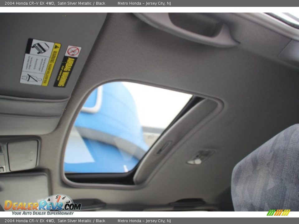 2004 Honda CR-V EX 4WD Satin Silver Metallic / Black Photo #13