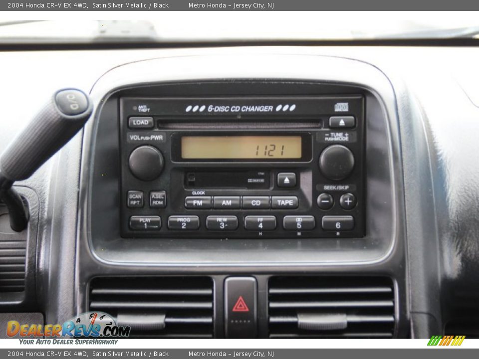 2004 Honda CR-V EX 4WD Satin Silver Metallic / Black Photo #16