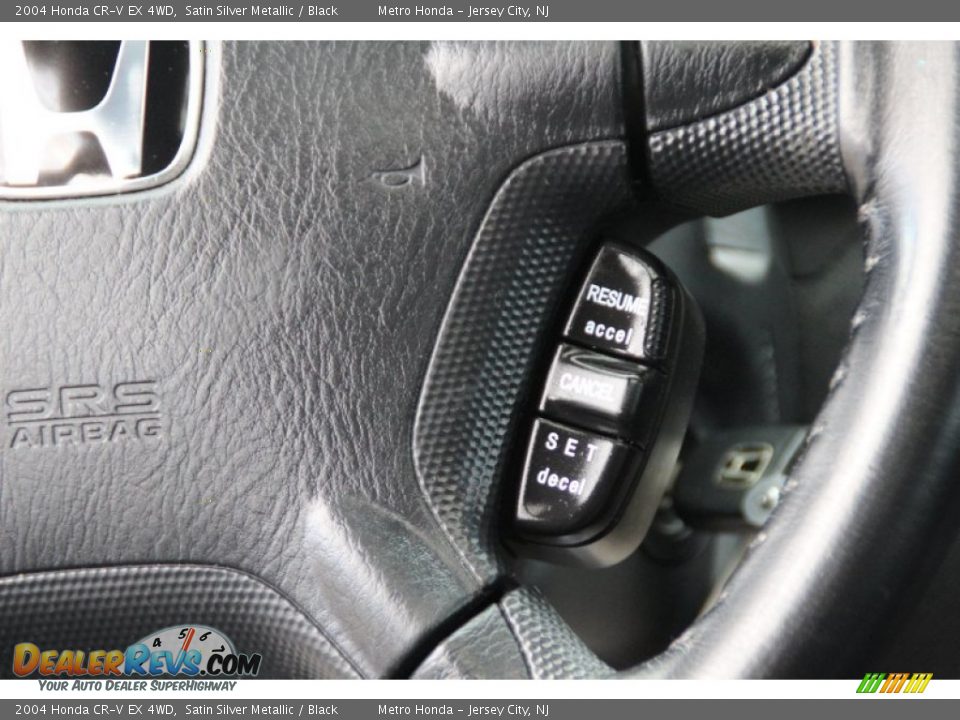 2004 Honda CR-V EX 4WD Satin Silver Metallic / Black Photo #18