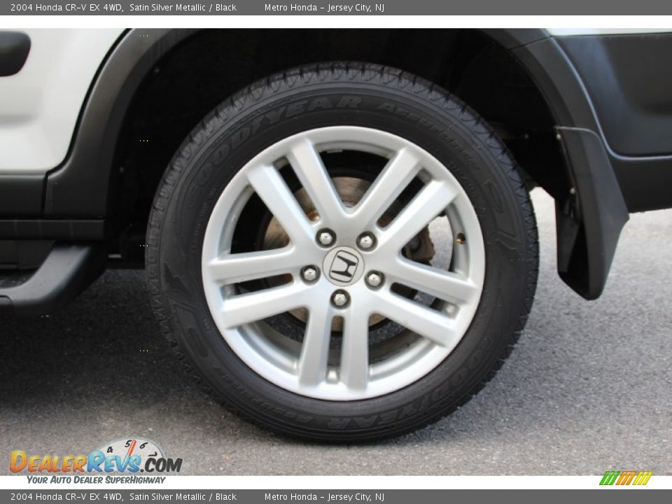 2004 Honda CR-V EX 4WD Satin Silver Metallic / Black Photo #29
