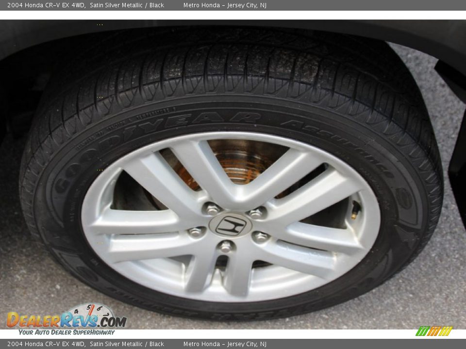 2004 Honda CR-V EX 4WD Satin Silver Metallic / Black Photo #30