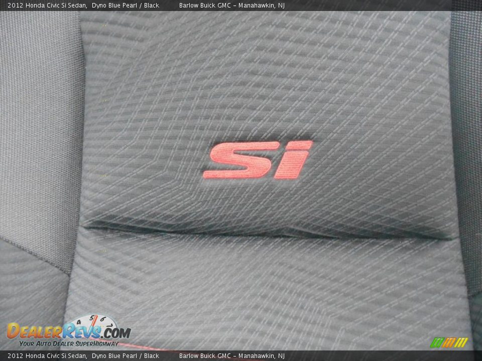 2012 Honda Civic Si Sedan Dyno Blue Pearl / Black Photo #18