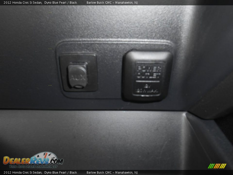 2012 Honda Civic Si Sedan Dyno Blue Pearl / Black Photo #22