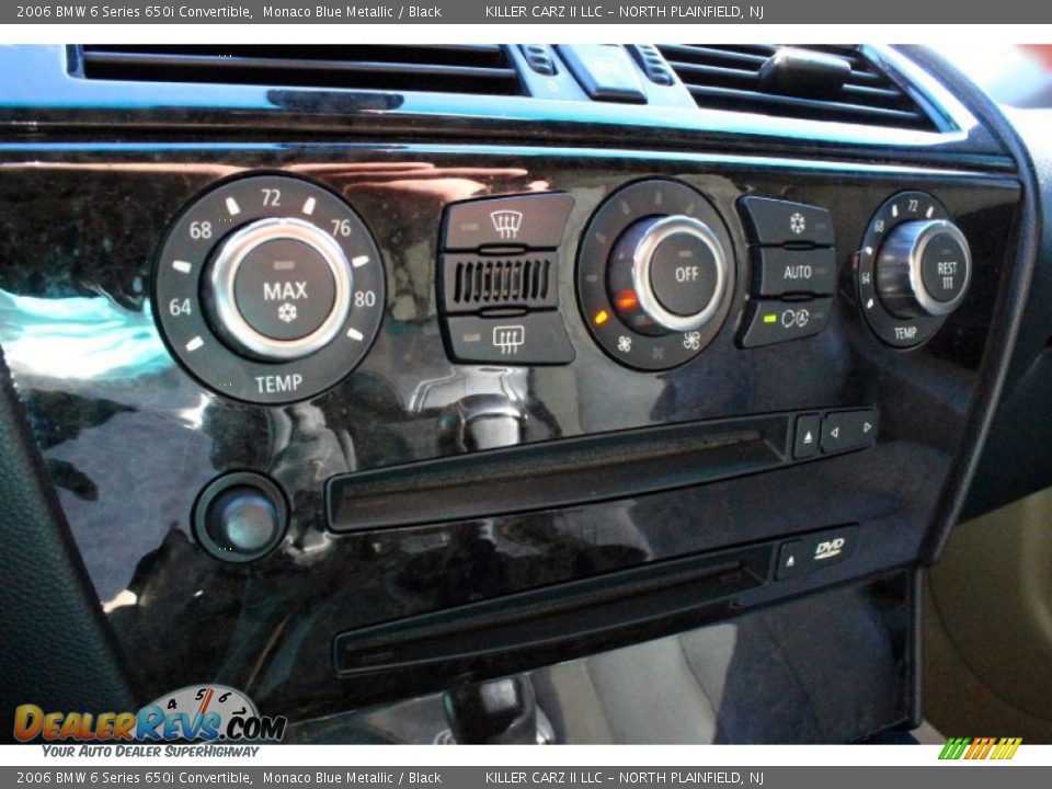 2006 BMW 6 Series 650i Convertible Monaco Blue Metallic / Black Photo #20