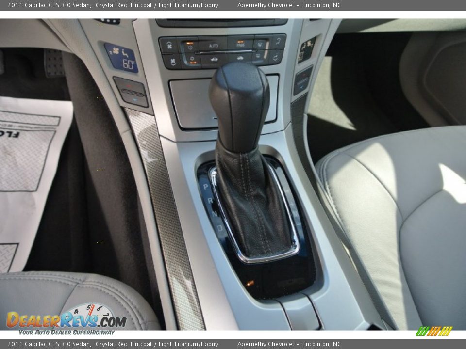 2011 Cadillac CTS 3.0 Sedan Crystal Red Tintcoat / Light Titanium/Ebony Photo #12