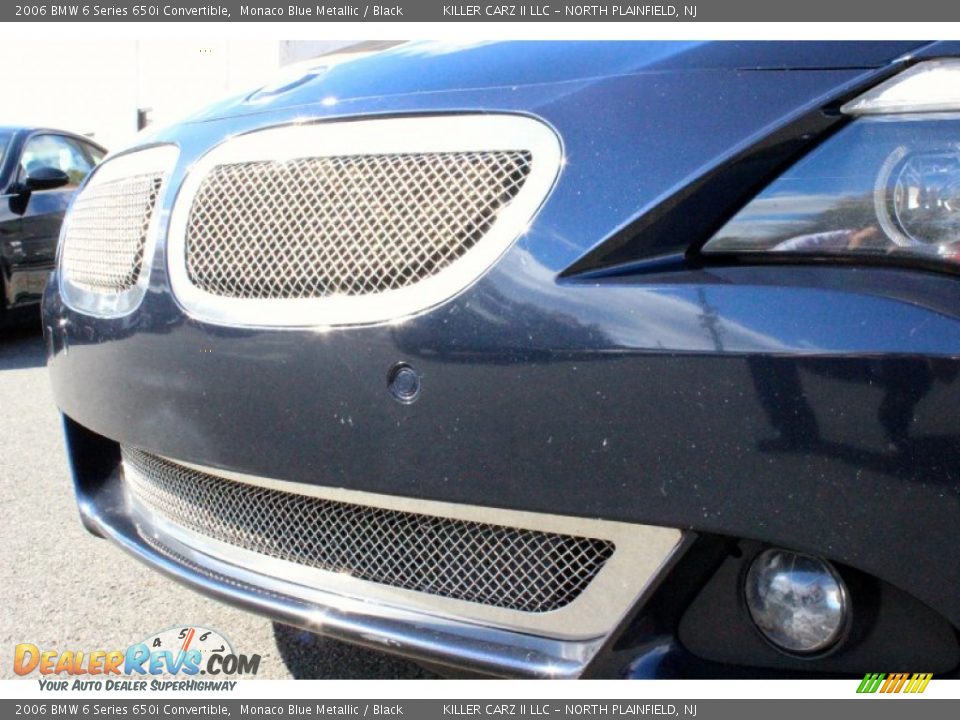 2006 BMW 6 Series 650i Convertible Monaco Blue Metallic / Black Photo #36