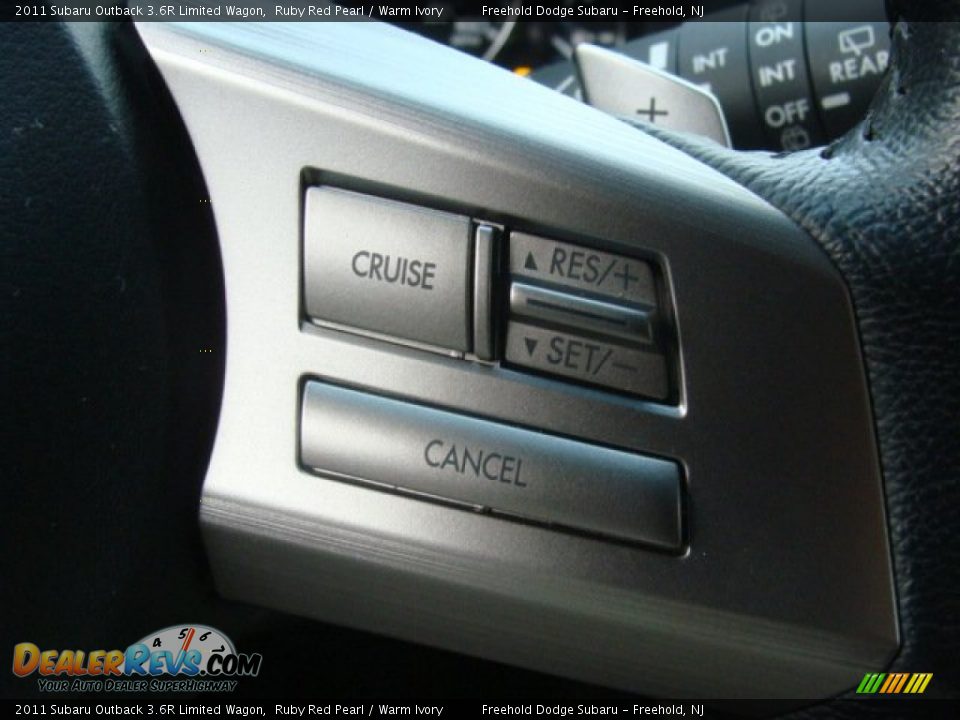 2011 Subaru Outback 3.6R Limited Wagon Ruby Red Pearl / Warm Ivory Photo #20