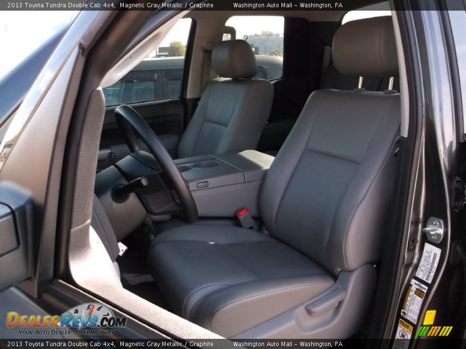 2013 Toyota Tundra Double Cab 4x4 Magnetic Gray Metallic / Graphite Photo #14