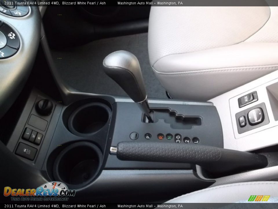 2011 Toyota RAV4 Limited 4WD Blizzard White Pearl / Ash Photo #16
