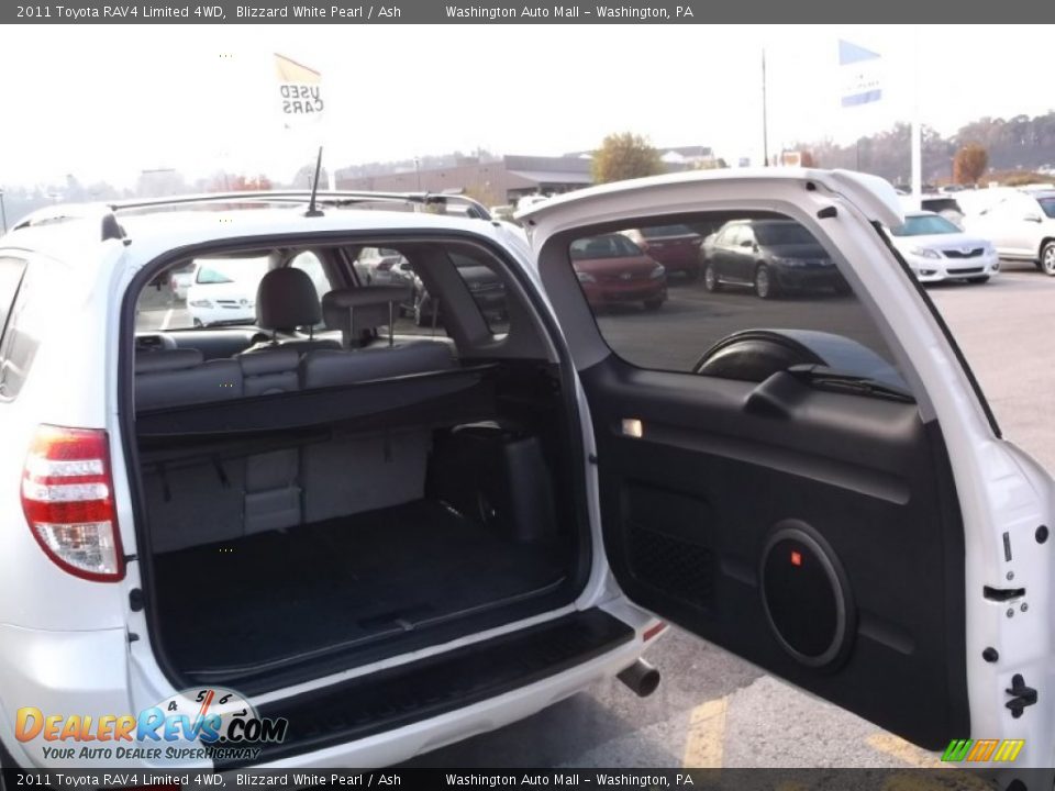 2011 Toyota RAV4 Limited 4WD Blizzard White Pearl / Ash Photo #17