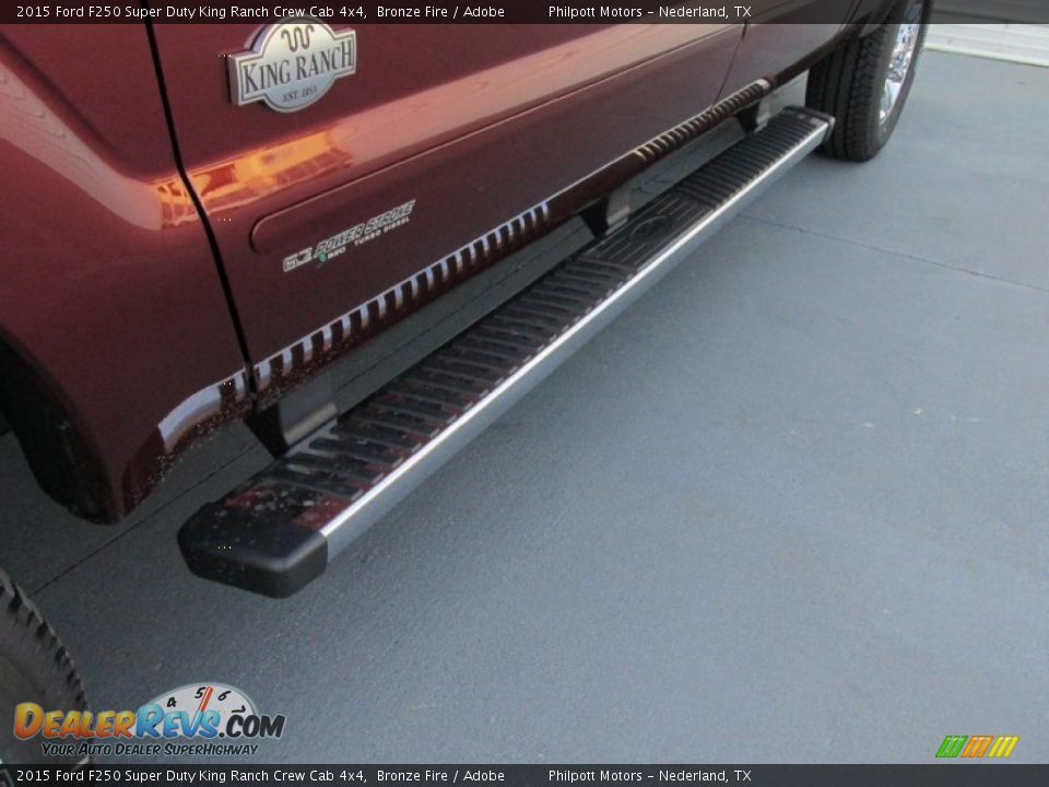 2015 Ford F250 Super Duty King Ranch Crew Cab 4x4 Bronze Fire / Adobe Photo #12