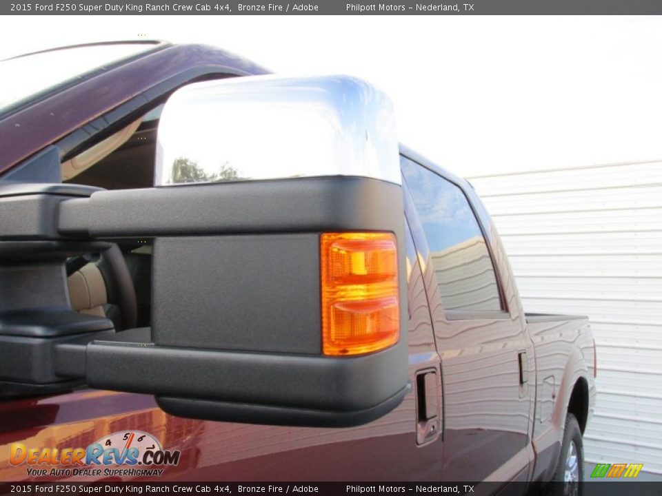 2015 Ford F250 Super Duty King Ranch Crew Cab 4x4 Bronze Fire / Adobe Photo #13