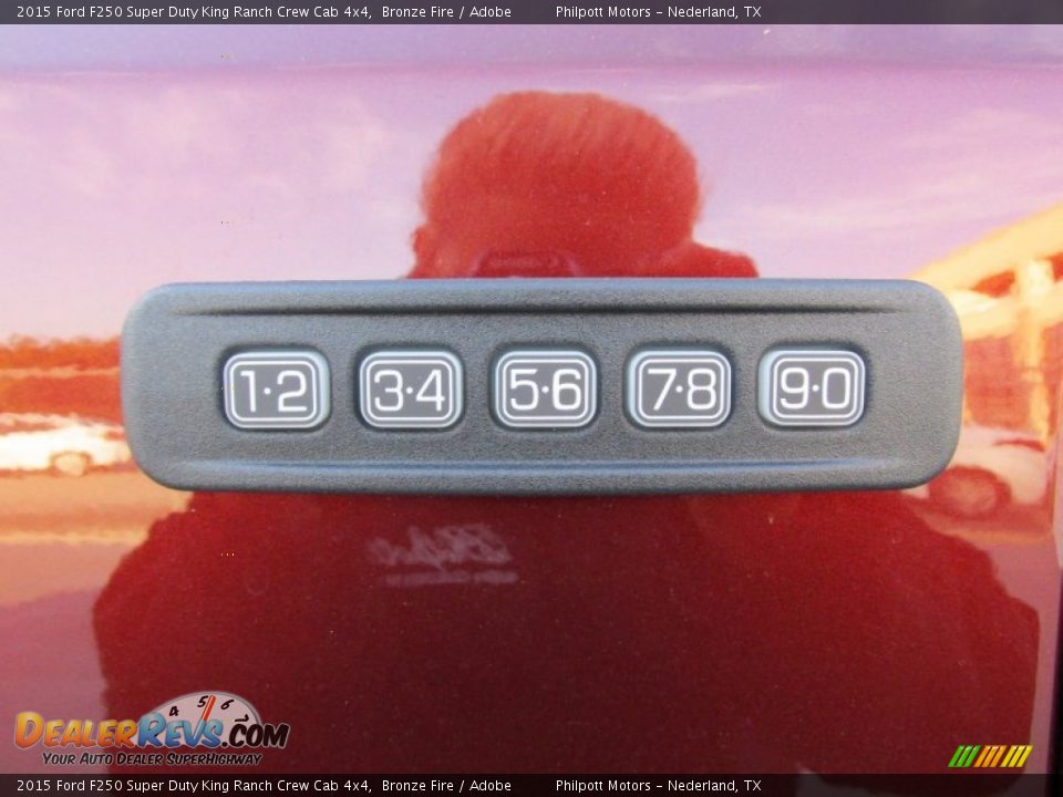 2015 Ford F250 Super Duty King Ranch Crew Cab 4x4 Bronze Fire / Adobe Photo #17