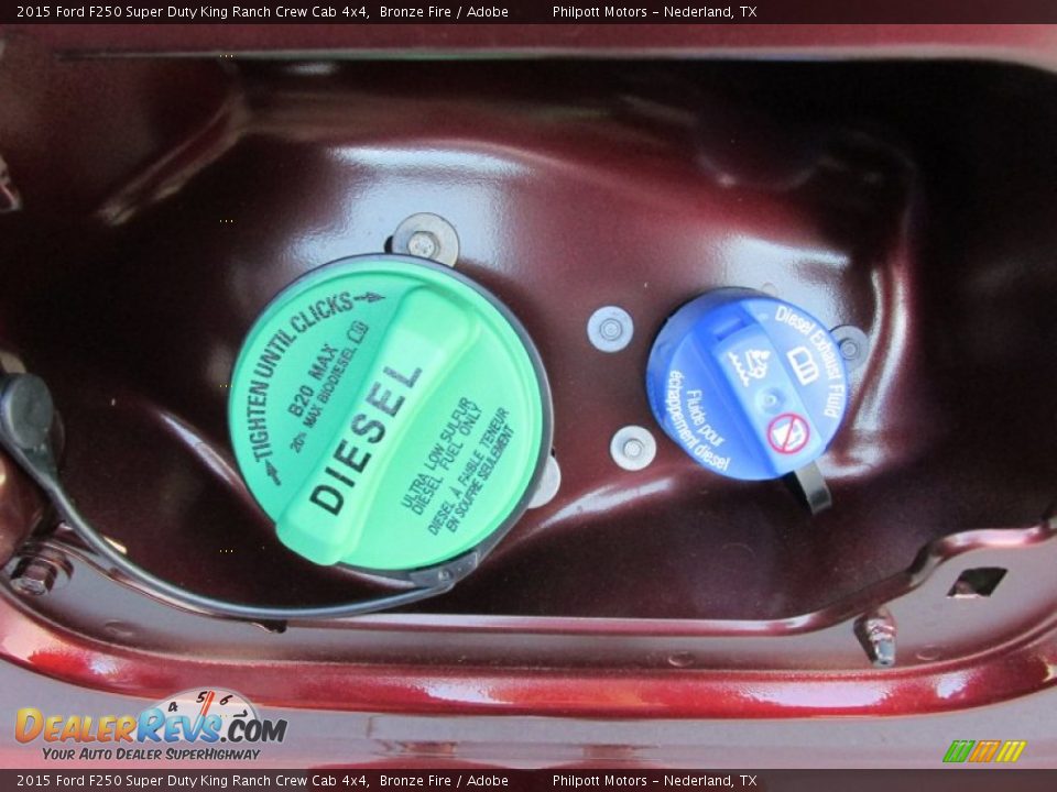 2015 Ford F250 Super Duty King Ranch Crew Cab 4x4 Bronze Fire / Adobe Photo #18