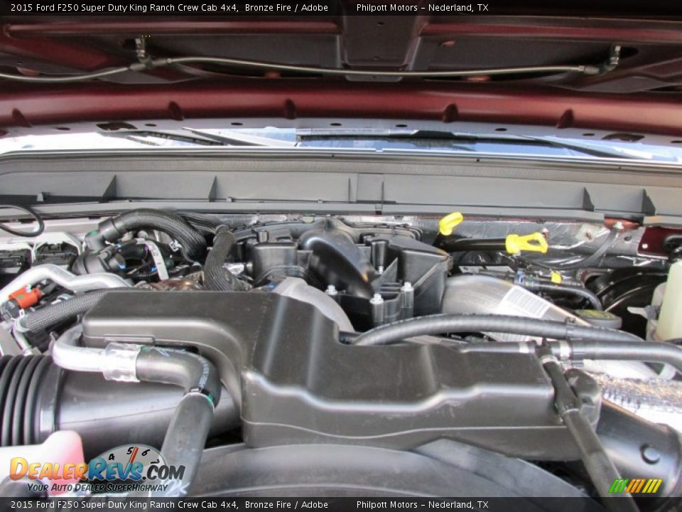 2015 Ford F250 Super Duty King Ranch Crew Cab 4x4 Bronze Fire / Adobe Photo #20