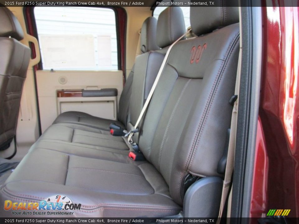 2015 Ford F250 Super Duty King Ranch Crew Cab 4x4 Bronze Fire / Adobe Photo #23