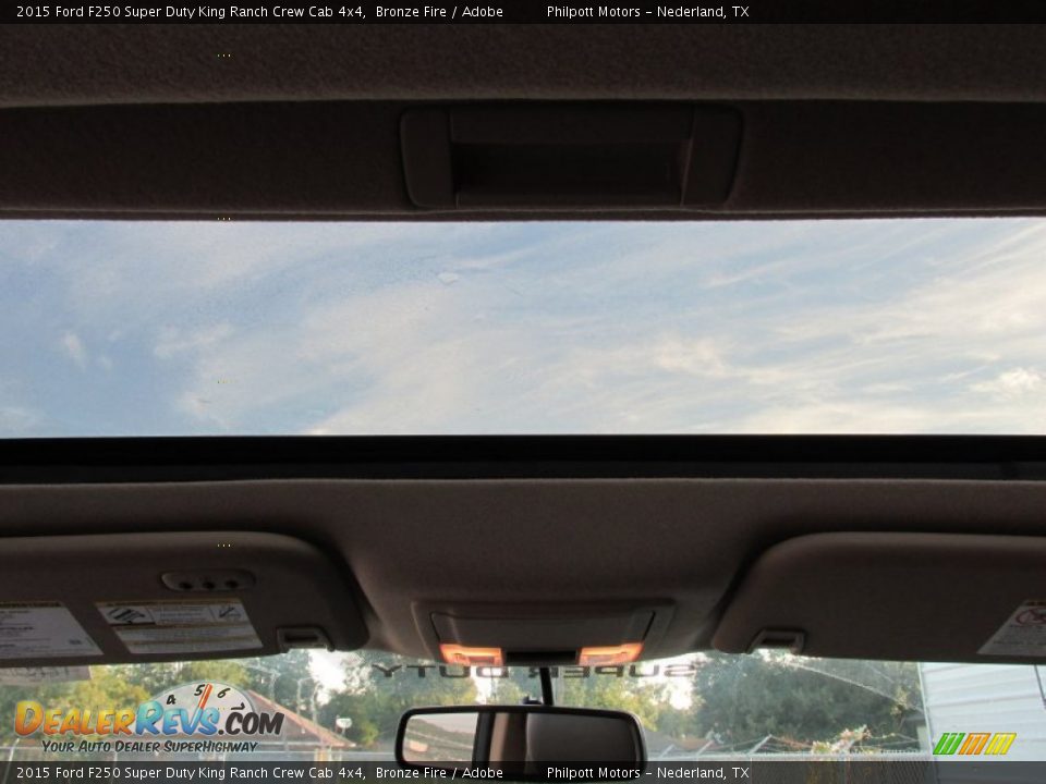 2015 Ford F250 Super Duty King Ranch Crew Cab 4x4 Bronze Fire / Adobe Photo #29