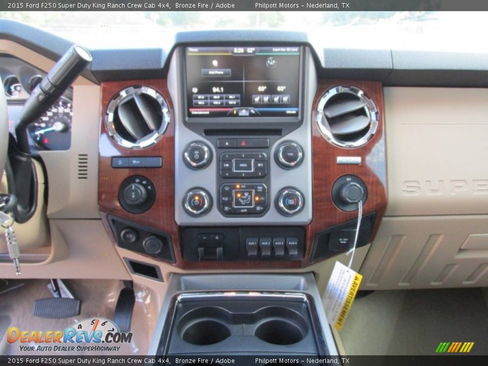 2015 Ford F250 Super Duty King Ranch Crew Cab 4x4 Bronze Fire / Adobe Photo #31