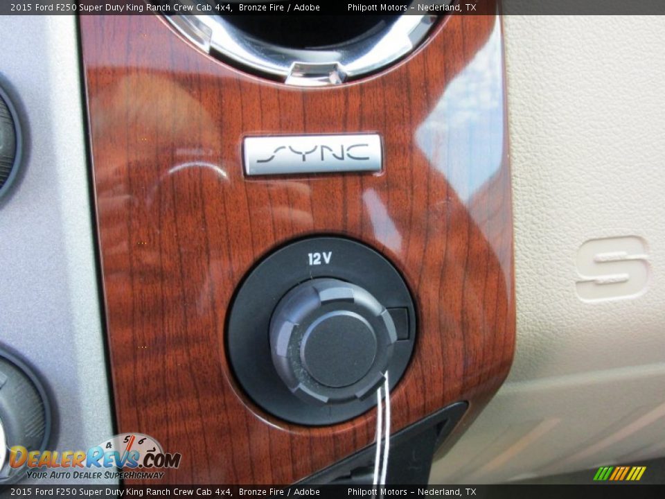 2015 Ford F250 Super Duty King Ranch Crew Cab 4x4 Bronze Fire / Adobe Photo #35