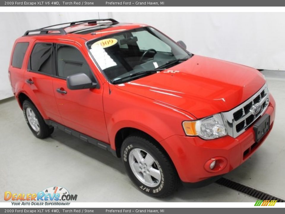 2009 Ford Escape XLT V6 4WD Torch Red / Stone Photo #1