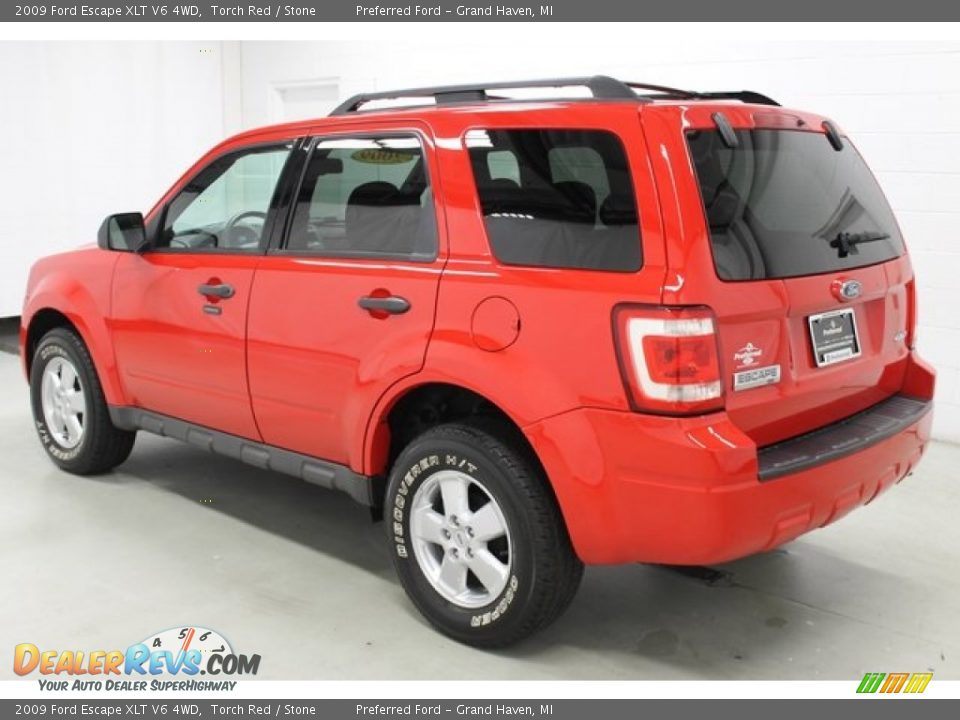 2009 Ford Escape XLT V6 4WD Torch Red / Stone Photo #7
