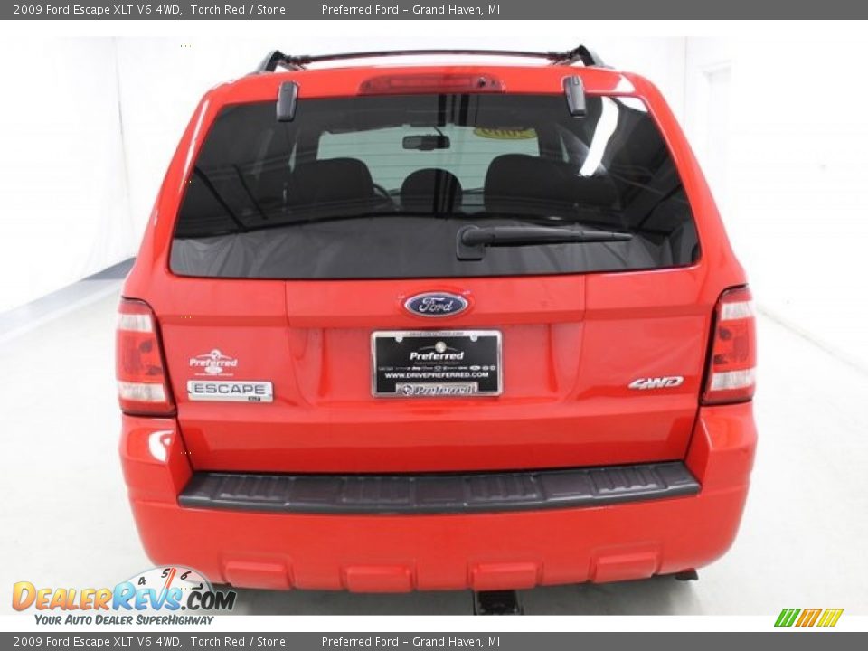 2009 Ford Escape XLT V6 4WD Torch Red / Stone Photo #8