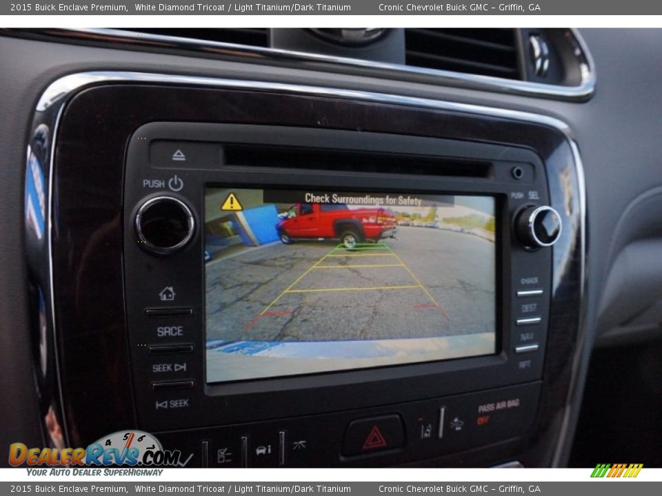 2015 Buick Enclave Premium White Diamond Tricoat / Light Titanium/Dark Titanium Photo #14