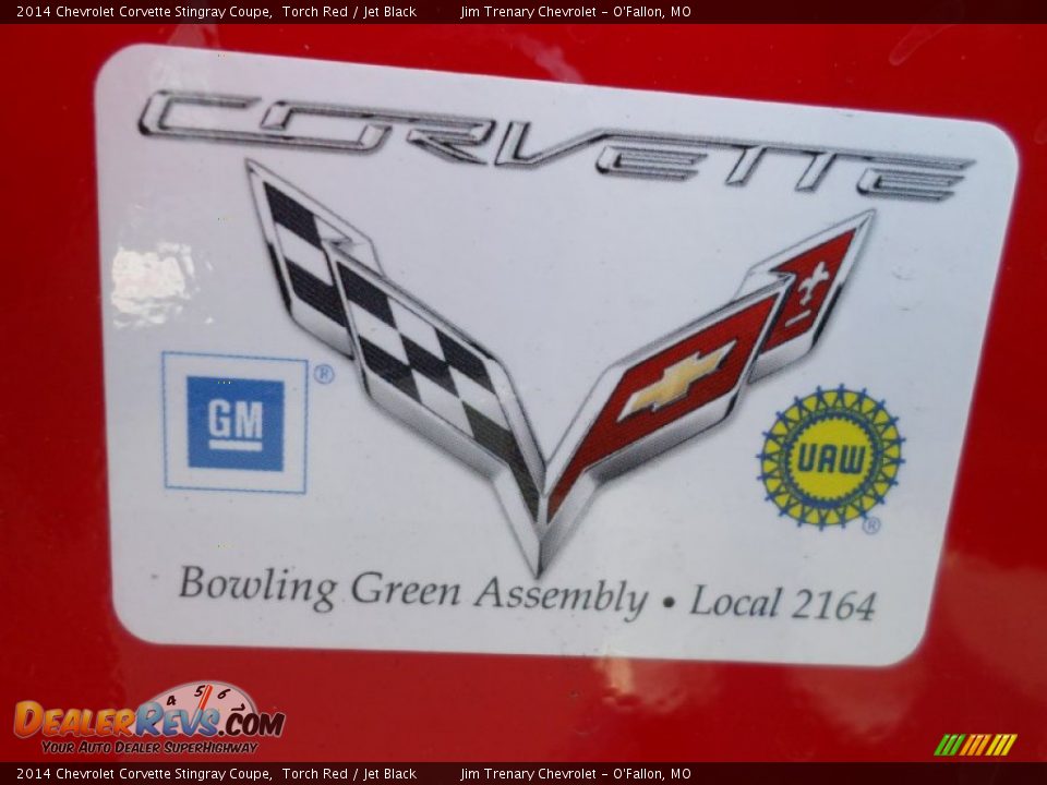 2014 Chevrolet Corvette Stingray Coupe Torch Red / Jet Black Photo #33