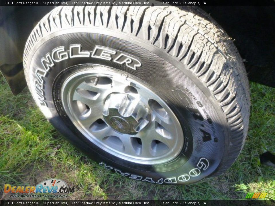 2011 Ford Ranger XLT SuperCab 4x4 Dark Shadow Grey Metallic / Medium Dark Flint Photo #9