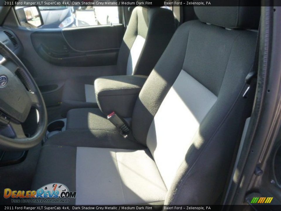 2011 Ford Ranger XLT SuperCab 4x4 Dark Shadow Grey Metallic / Medium Dark Flint Photo #13