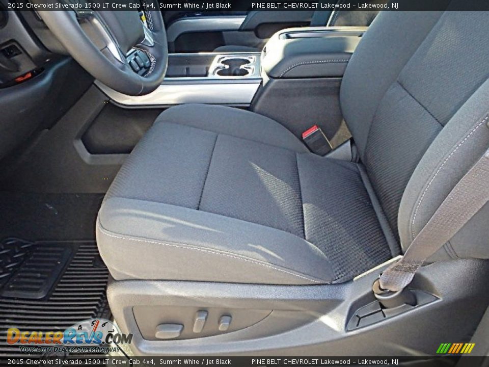 2015 Chevrolet Silverado 1500 LT Crew Cab 4x4 Summit White / Jet Black Photo #3