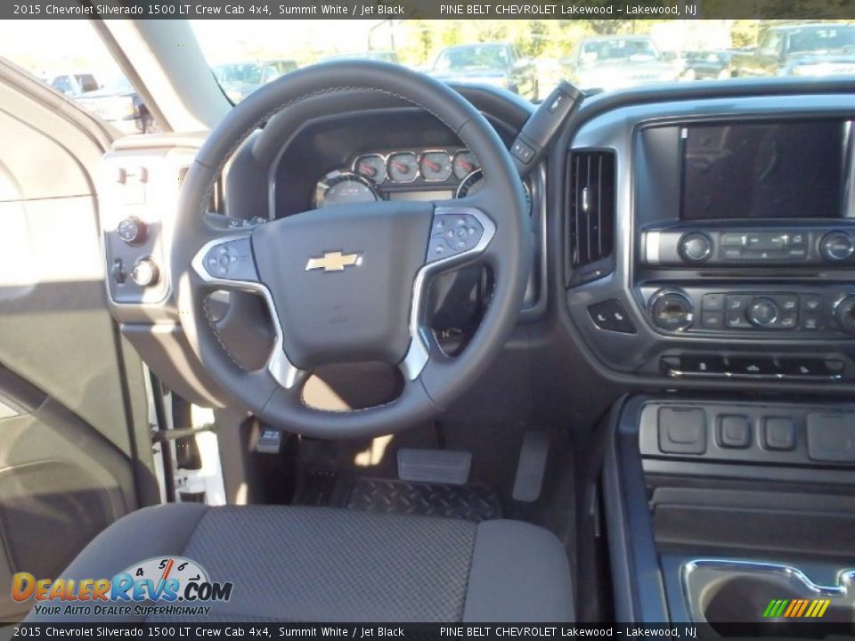 2015 Chevrolet Silverado 1500 LT Crew Cab 4x4 Summit White / Jet Black Photo #6