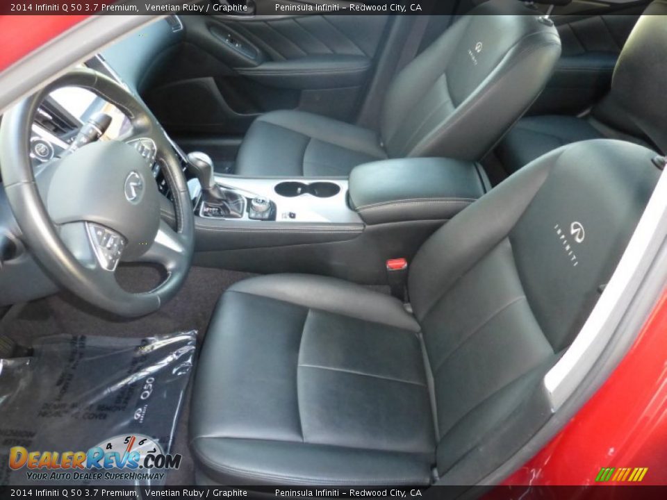 2014 Infiniti Q 50 3.7 Premium Venetian Ruby / Graphite Photo #4