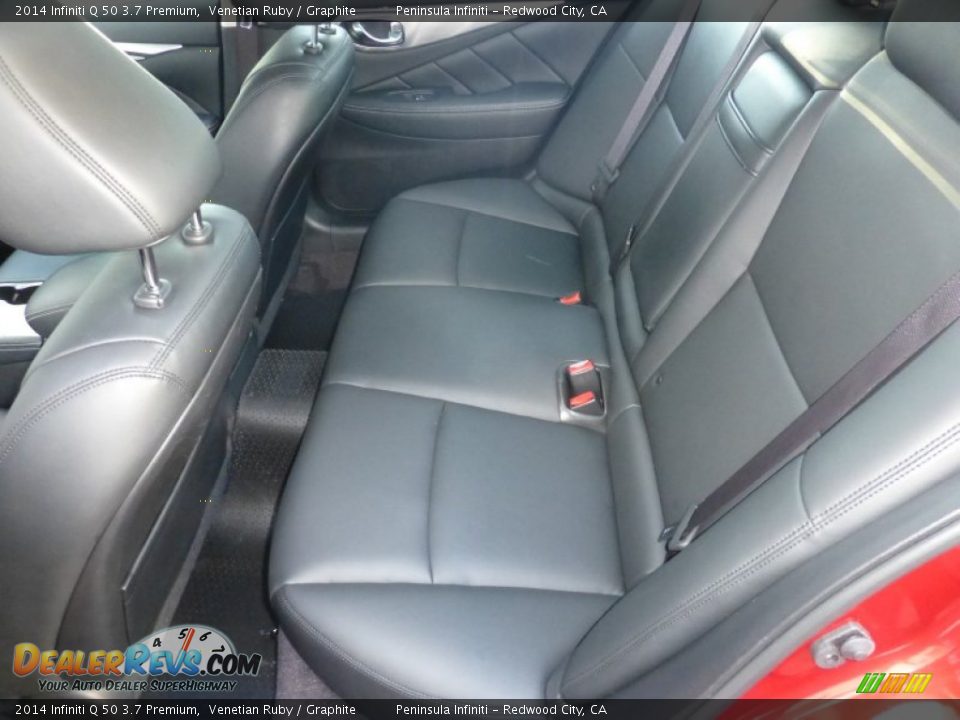 2014 Infiniti Q 50 3.7 Premium Venetian Ruby / Graphite Photo #5