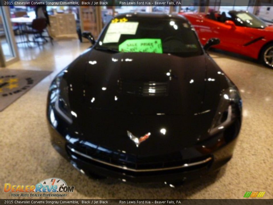 2015 Chevrolet Corvette Stingray Convertible Black / Jet Black Photo #3