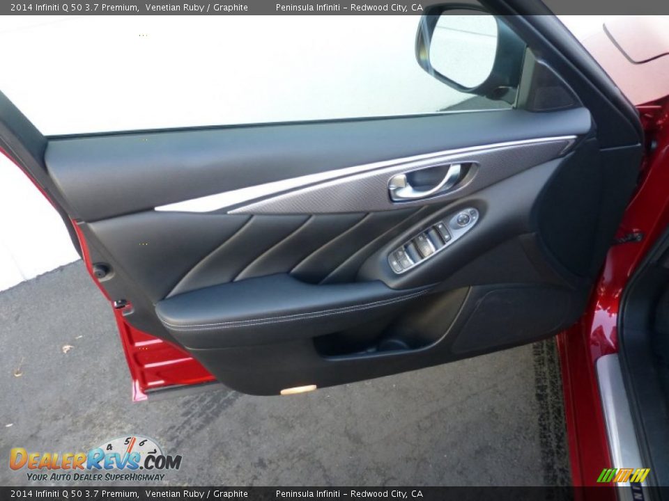 2014 Infiniti Q 50 3.7 Premium Venetian Ruby / Graphite Photo #19