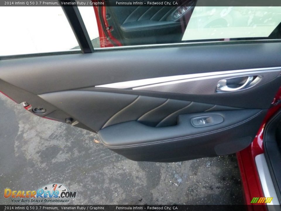 2014 Infiniti Q 50 3.7 Premium Venetian Ruby / Graphite Photo #20
