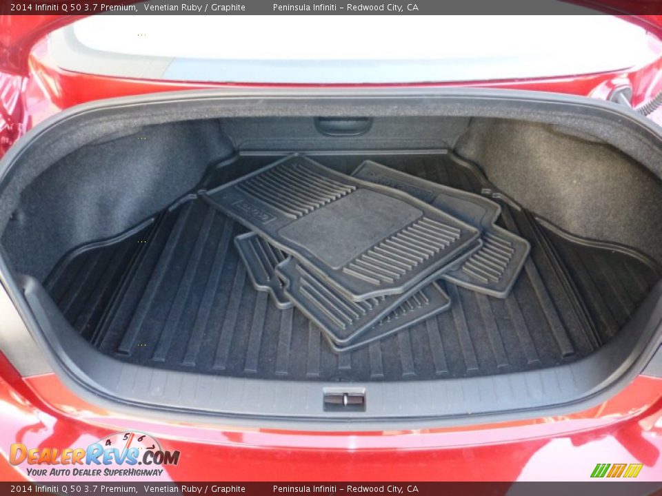 2014 Infiniti Q 50 3.7 Premium Venetian Ruby / Graphite Photo #21