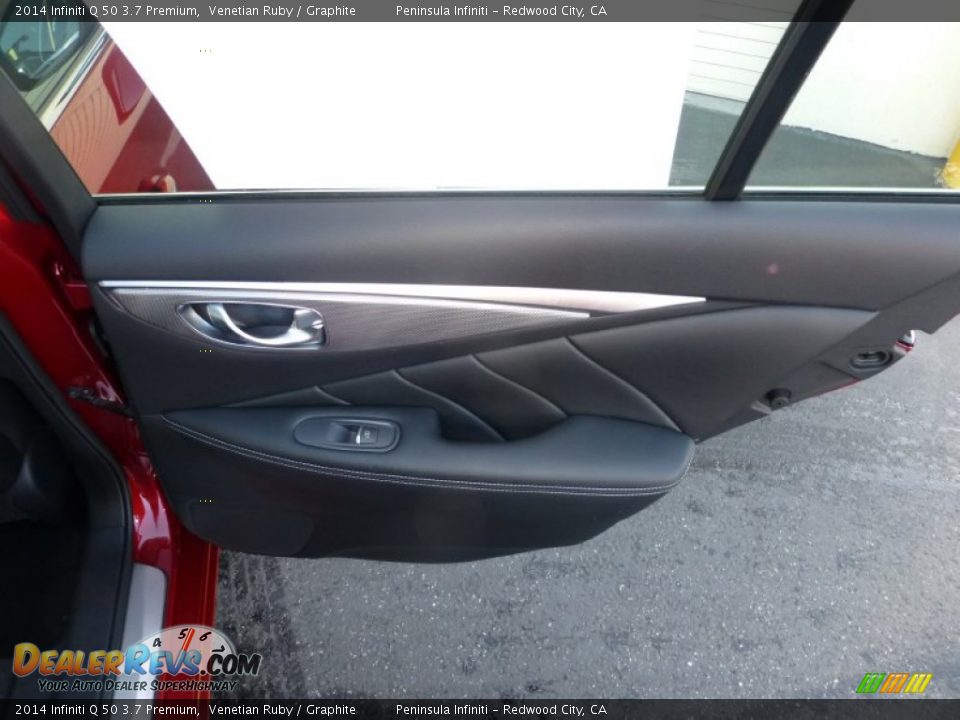 2014 Infiniti Q 50 3.7 Premium Venetian Ruby / Graphite Photo #22