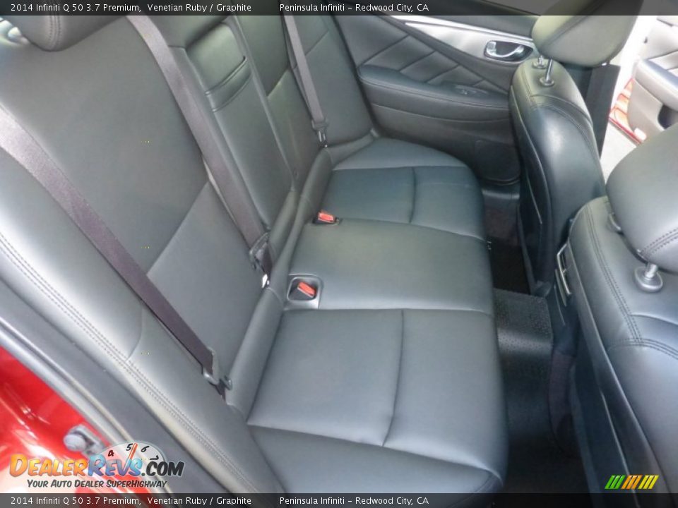 2014 Infiniti Q 50 3.7 Premium Venetian Ruby / Graphite Photo #23