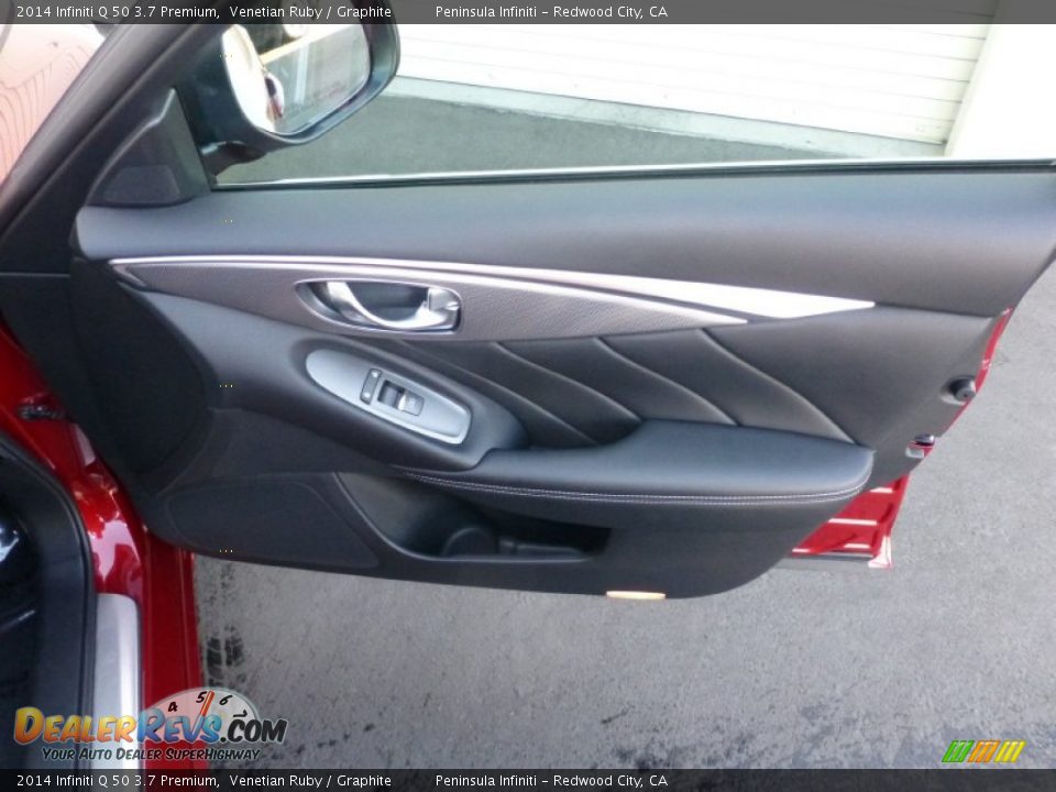 2014 Infiniti Q 50 3.7 Premium Venetian Ruby / Graphite Photo #24