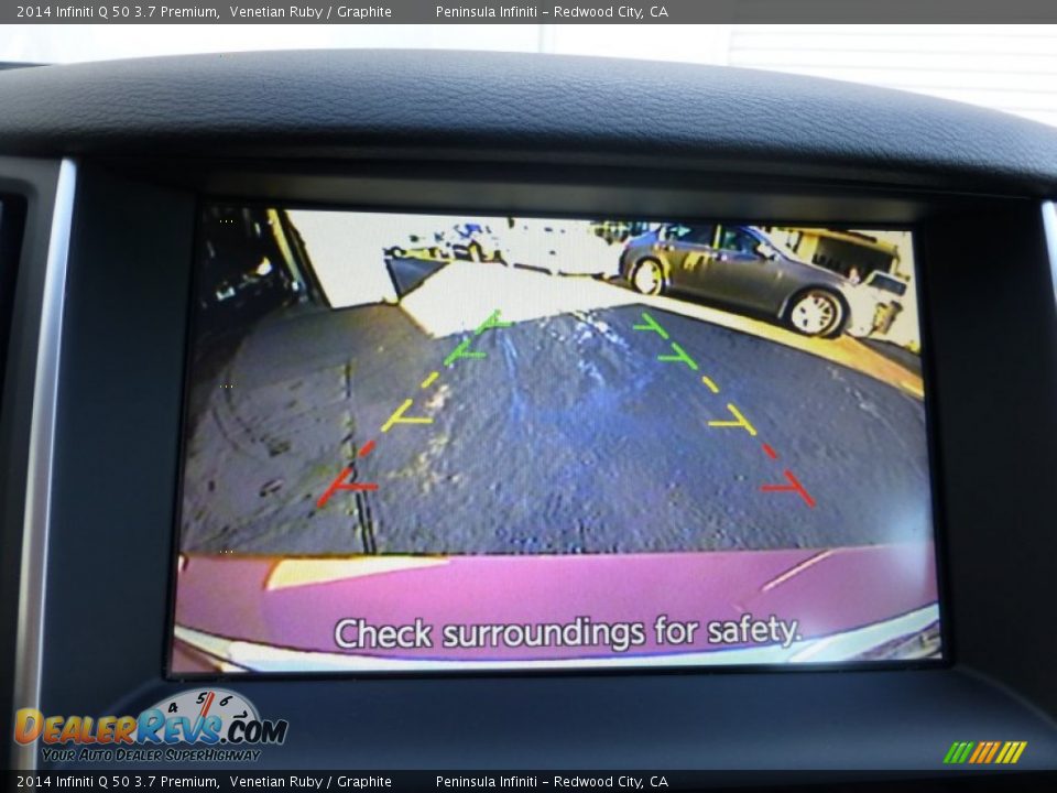 2014 Infiniti Q 50 3.7 Premium Venetian Ruby / Graphite Photo #29