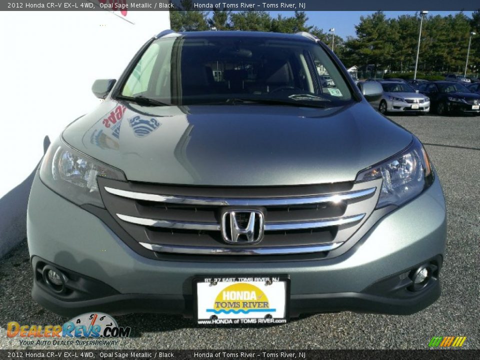 2012 Honda CR-V EX-L 4WD Opal Sage Metallic / Black Photo #2