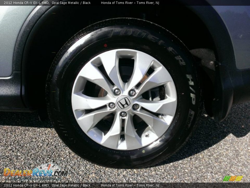 2012 Honda CR-V EX-L 4WD Opal Sage Metallic / Black Photo #6