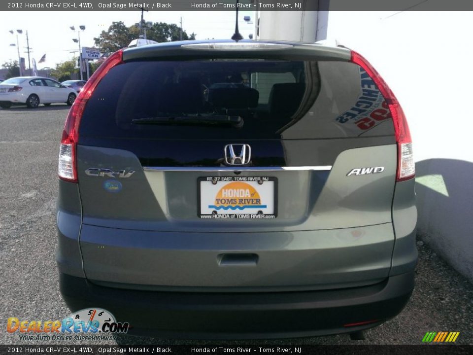 2012 Honda CR-V EX-L 4WD Opal Sage Metallic / Black Photo #8